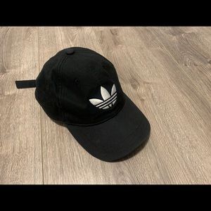Adidas black cap hat one size